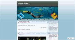 Desktop Screenshot of freedivetoronto.com